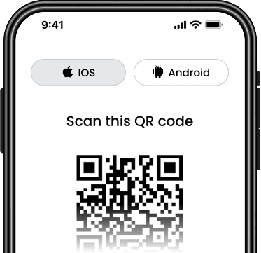 QR code scanning screen for eSIM installation